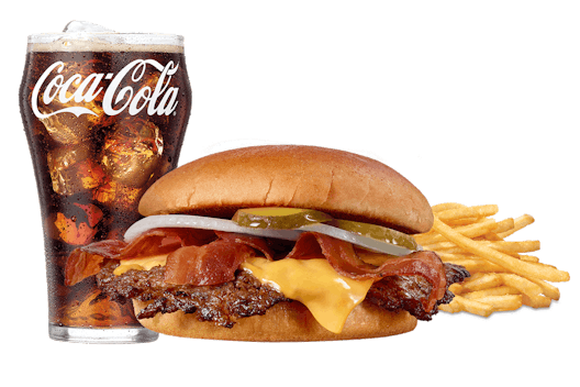 Bacon 'N Cheese Single Steakburger Combo